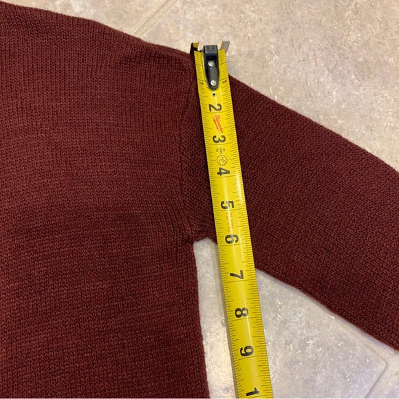 Divided H&M Deep Wine Open Cardigan with Pockets Size XS - Picture 9 of 11